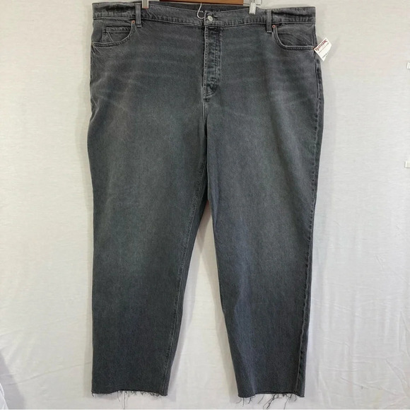 New Old Navy High-Rise Slouchy Straight Jeans Size 24 - Picture 1 of 11